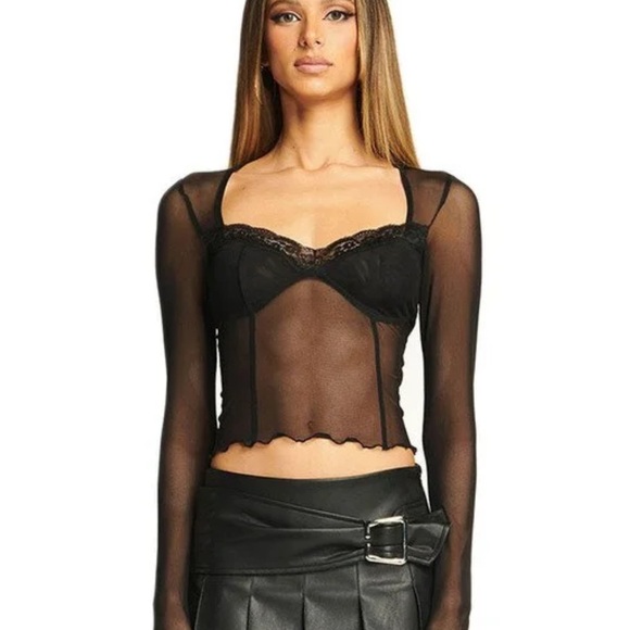 I.AM.GIA Black Gianna Top - Picture 1 of 2